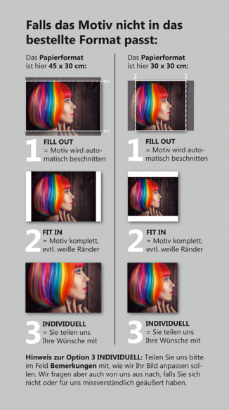 Fineartprint auf Papiere der Preiskategorie 1 (4 Sorten)