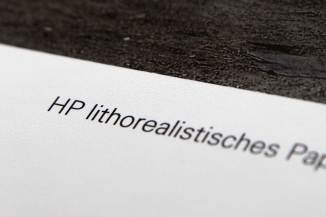 Druck auf mattem HP lithorealistischem Papier 270 g/qm