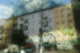 Anwendung auf Glasscheibe
