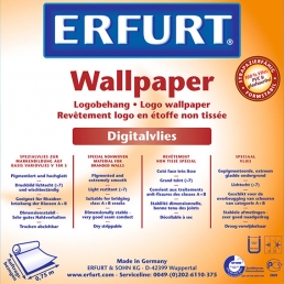 Tapetendruck auf Vliesfototapete ERFURT, Oberfläche: Struktur 2